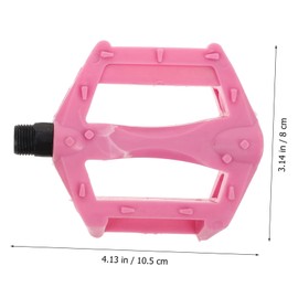 Gatuida 1Pair Bike Pedals Durable Antislip Bicycle Pedals for Robust Plastic Construction Compatible with Tricycles and Bicycles for Boys and Cycling