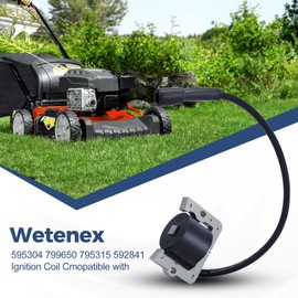 12 584 04-S Ignition Coil Fits Kohler CV15 CV15S CV15ST CV16S STX38 and John Dere L100 LT155 Lawn Mower Replace 12 584 01-S M133019 OEM