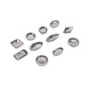 Fox Run 3620 Mini Tartlet Set, Tin Plated Steel, 36-Piece
