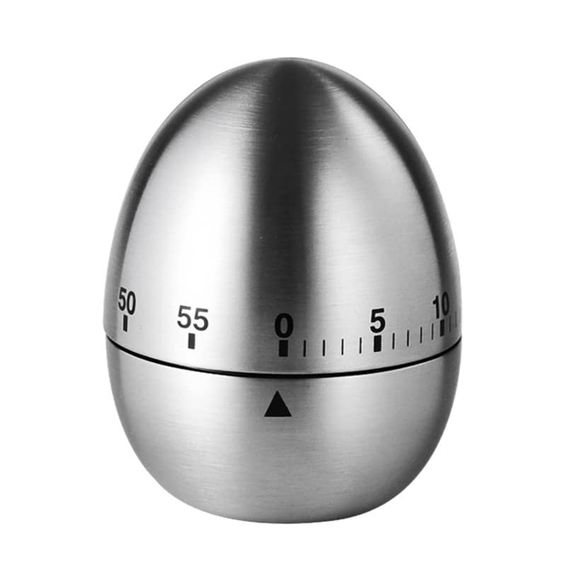 Stainless Steel Kitchen Timer Egg – Accurate Countdown Timer for