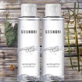 COSNORI Eye Area Cleanser for Sensitive Skin Micro Active Lip & Eye Remover 2 x 100ml / 코스노리 민감성 피부용 눈가 전용 클렌저 마이크로 액티브 립앤아이 리무버 2개 100ml