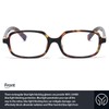 YouthMall Retro Rectangular Glasses for Women Trendy Narrow Square Eyeglasses