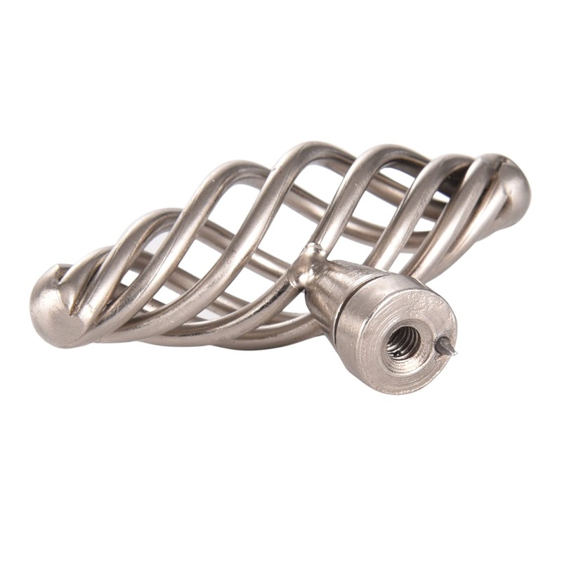 899SN-1 Satin Nickel Bird Cage Cabinet Knob 3" 76mm (Pack