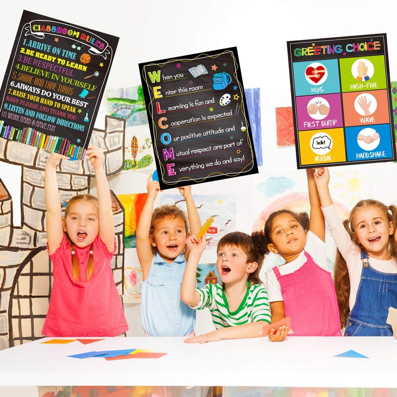chiazllta Classroom Rules Poster Back to School Classroom Decorations 11