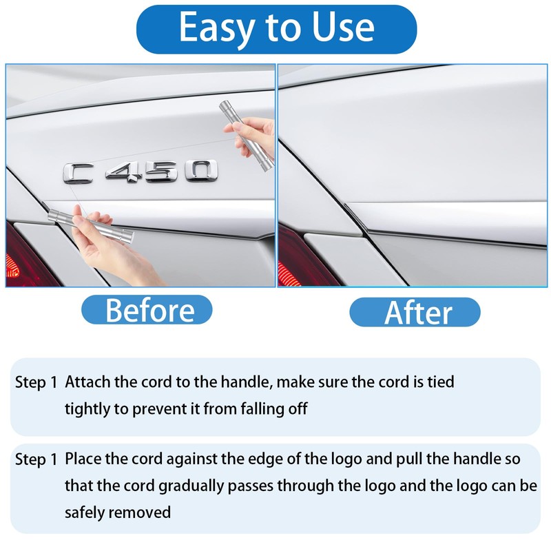 Emblem Removal Tool, Car Surface Logo Plate Line Remover Tool,