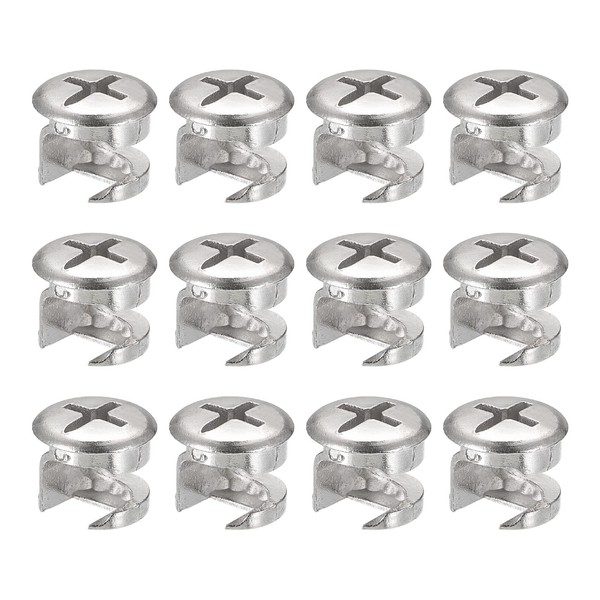 uxcell Cam Lock Nuts 0.5 x 0.4 inches (13 x