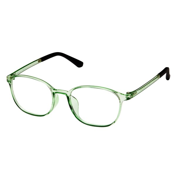 [MOOM] メガネ 眼鏡 レディース おしゃれ 細い 黒縁 度なし 度なし眼鏡 度なしメガネ 伊達メガネ 伊達眼鏡 超軽量＋やわらか素材のTR-90製フレーム MM-100C7-NS-000