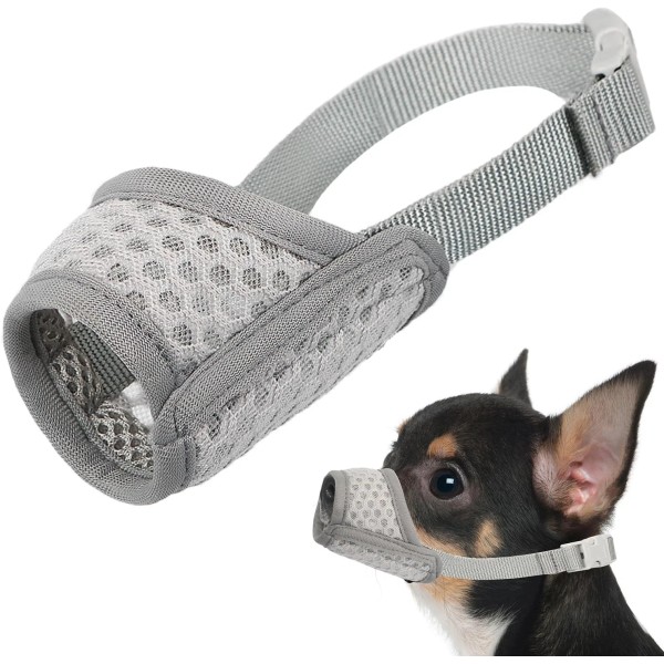 Mayerzon Dog Muzzle, Puppy Soft Mesh Muzzle for Small Medium
