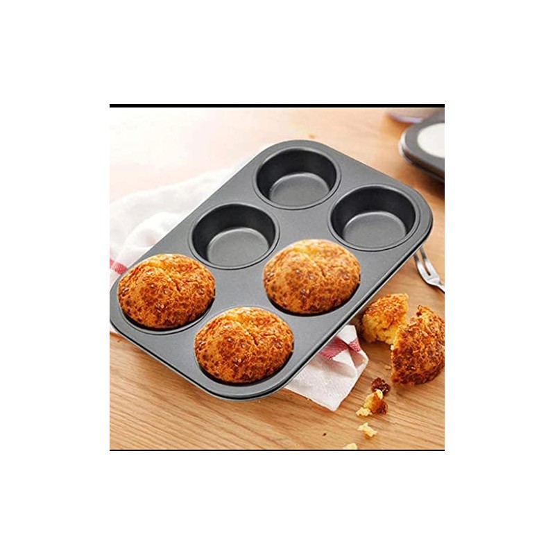 Royal Cuisine Nonstick Muffin Pan for Baking - Large 6-Cup
