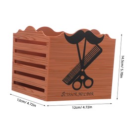 Outanaya Hairdressing Scissor Socket Hair Trimmers for Men Cordless Hair Brush Holder Organizer Haircut Kit Hairbrush Holder Shear Holder Hair Comb Scissor Holder for Barbershop Plastic