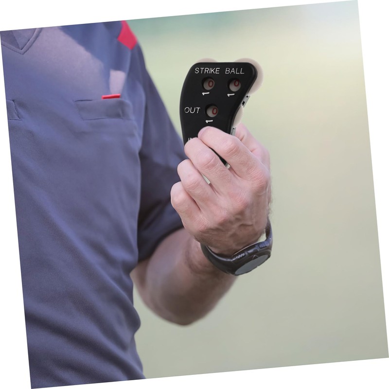 Abaodam 2Pcs Portable Baseball Umpire Clicker Lightweight Scoring Device for