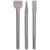 3Pcs SDS Chisel Set, Thinset Scraping Bit Thinset Scaling Chisel