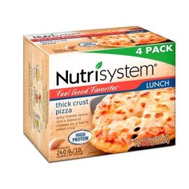 Nutrisystem® Feel Good Favorites® Thick Crust Pizza, Cheese Value Pack, 4 Count