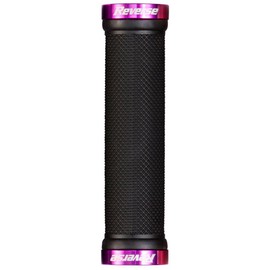 Reverse Grip Lock-On Bicycle Screw Grips Black/Purple