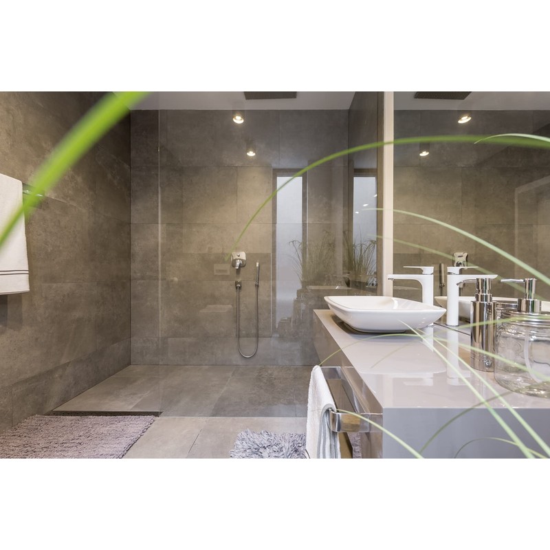 Shower Head with Hose Including 3 Jet Types with Bracket