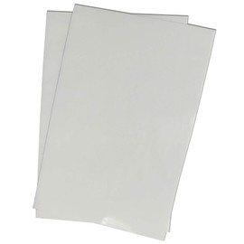 Scuba Patch Heavy Duty Underwater Pool Liner Patches; 2 Pack 5.5"x8.5" | Heavy Duty | Instant | Waterproof | Glue-Less | Peel and Stick | Swimming Pool Liner Repair Patches White