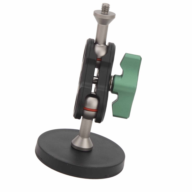 Magnetic Car Mount with Dual 360 Degree Ball Head 1/4inch