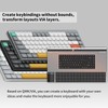 nuphy Air75 V2 Portable 75% Mechanical Keyboard,Wireless Keyboard,Supports Bluetooth/2.4G/USB-C RGB