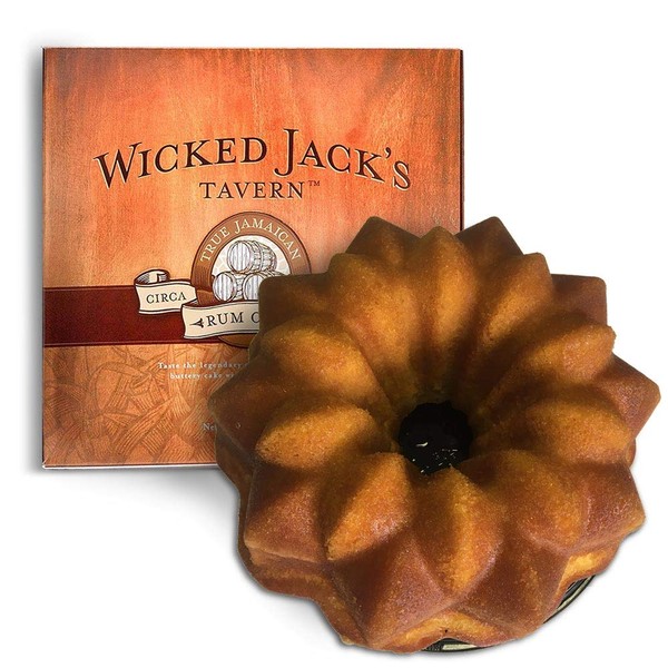 Wicked Jacks Jamaican Butter Rum Cake, Original Golden, 33-oz, Vacuum Packed