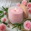 REISEN 3.3lb Pink Candle Sand Wax Set, Rose Pearled Candle