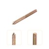 sourcing map M6 Wing Nuts Butterfly Nut Silver Tone 10pcs