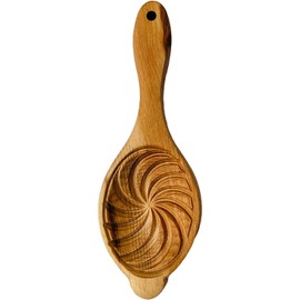 Traditionelle Maamoul Mamul Keksform - Backform aus Holz, runder Stil