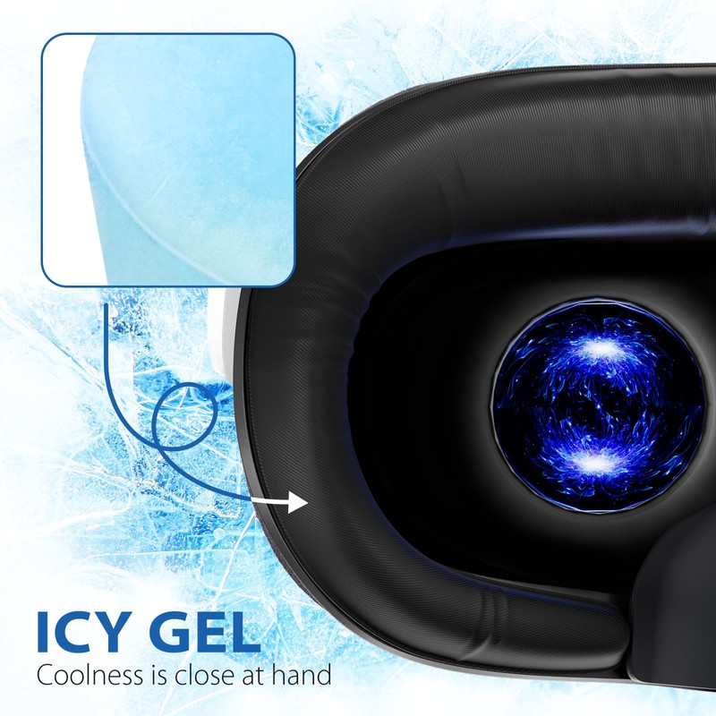 DESTEK Cooling Face Pad Compatible with Oculus Quest 2, Soft