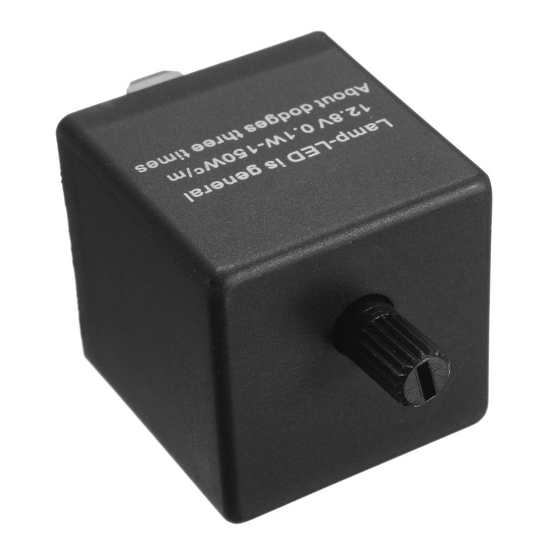 Daiilg 12V 3 Pin LED Adjustable Car Flasher Flash Relay