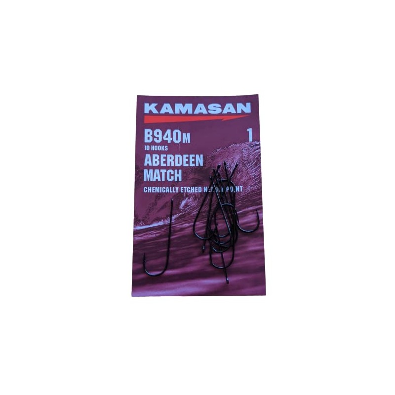 Kamasan B940m Aberdeen Match Hooks - Size 1