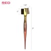 RED by Kiss Chrome Edge Brush Bacteria Free Sterilized Boar