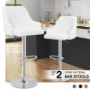 VECELO Bar Stools Set of 2 Adjustable Counter Kitchen Dining