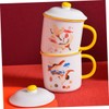 MAGICLULU Mugs Set for Wedding Heat Resistant Tea Cup Creative