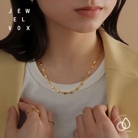 JewelVOX Women's Necklace, Surgical Stainless Steel, Hypoallergenic, Heart Chain, Adult, Stainless Steel