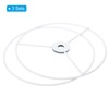 PATIKIL 6 Inch E26 E27 Lamp Shade Ring Frame, 3