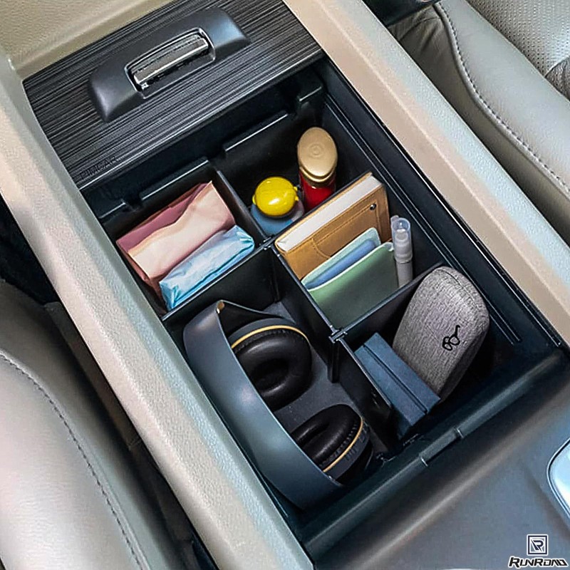 RUNROAD Center Console Organizer Compatible with Honda Pilot (2016-2022)/ Ridgeline