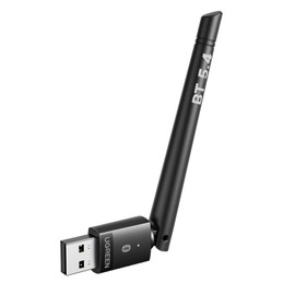 UGREEN Bluetooth 5.4 Adapter mit Antenne für PC, Bluetooth Stick mit großer Übertragungsreichweite für Maus, Tastatur, Kopfhörer, Handy, Tablet, Controller USB Bluetooth Dongle für Windows 11/10/8.1