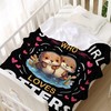 Just Girl Who Loves Otters Blanket Super Soft Lightweight Throw