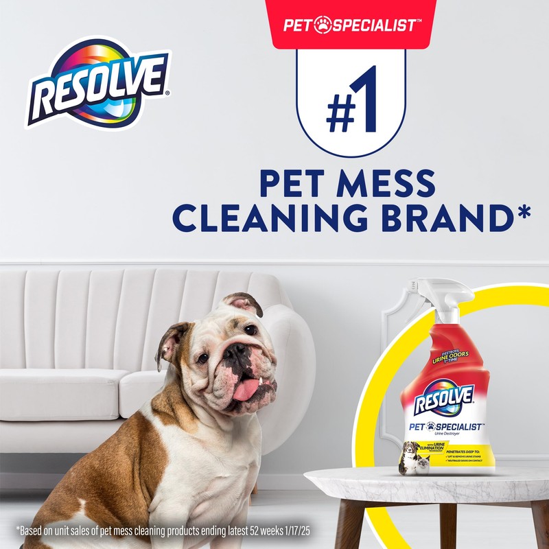 Resolve Pet Specialist Urine Destroyer Spray – Pet Stain &