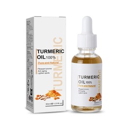 Cúrcuma Serum Facial Reparador, Esencia Cúrcuma Serum Corrector de Manchas Oscuras, Cúrcuma Natural Piel Brillante Suero Hidratante Reparador de Manchas Oscuras (1)
