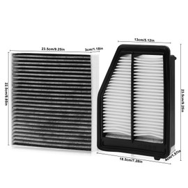 BX-Good Cabin Engine Air Filter for Honda Civic 1.8L L4 2015 2014 2013 2012