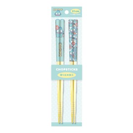 Tees Factory Sanrio SR-5535613HD Pair Bamboo Chopsticks 8.3 inches (21 cm) Shikyodon Hankyodong H21cm
