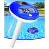 Sinbyuer Solar Digital Pool Thermometer Floating Easy Read with One