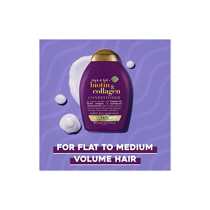 OGX Thick & Full Biotin & Collagen Conditioner, 13 Ounce