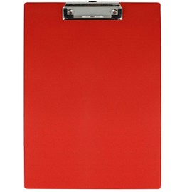 Westcott E-17101 RED Clipboard for A4 Plastic Red