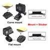 QUOTRE Camera Helmet Mount Accessory Kit Motorcycle Helmet Action Cameras