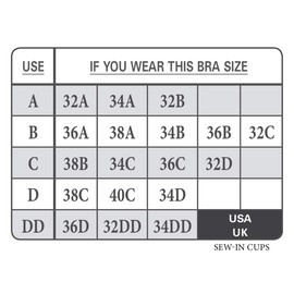 Braza - Sew in Bra & Swimwear Cups - Size C Beige