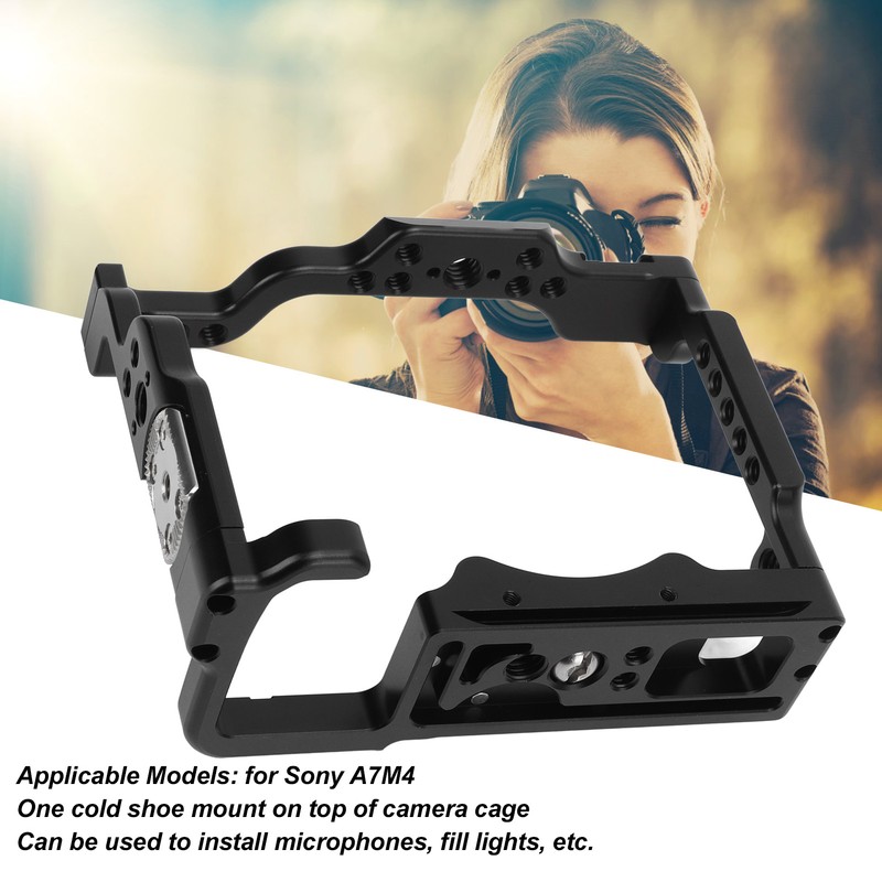 Aluminum Alloy Camera Cage Bracket Stabilizer with Wrench for Sony