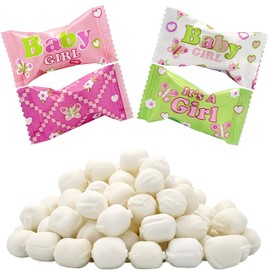 It's A Girl Buttermints, Mint Candies, After Dinner Mints, Butter Mint Candy, Fat-Free, Individually Wrapped (100 Pieces)