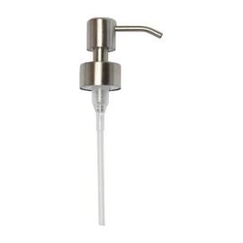 Kapitan Soap Dispenser Pump Head Replacement Spare for Standard 28/400 (26 mm - 28mm / 1.02 in-1.10 in) Neck Size, Stainless Steel Brushed Finish
