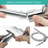 MAYYAYA Adjustable Handheld Shower Head Holder and Hose- Premium ABS